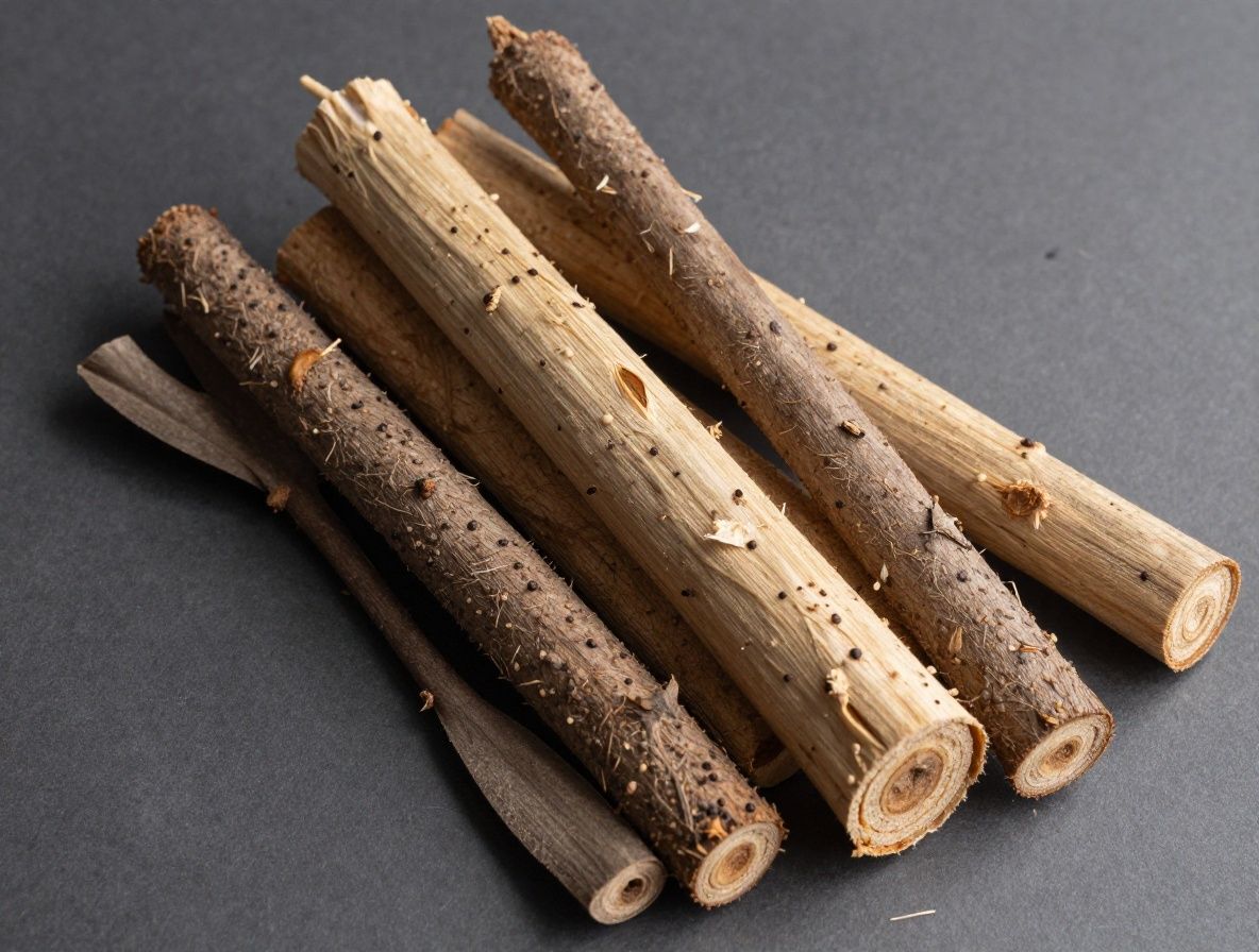 Blízky záber na keramickú misu s čerstvými bylinkami, listami špenátu a semienkami na dreve, zobrazujúci prírodnú farebnosť a textúru zdravých rastlinných ingrediencií